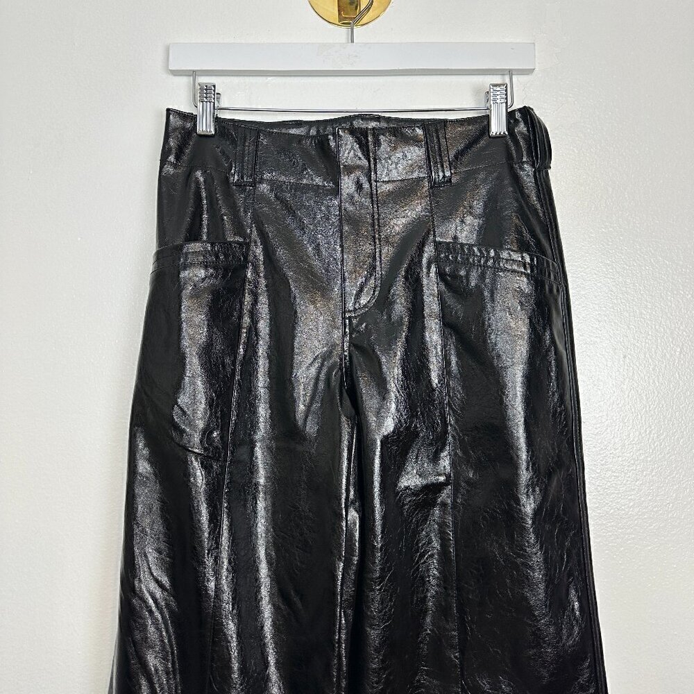 FREE PEOPLE Star Crossed Lovers Straight in Black Size US 0 - Picture 5 of 14